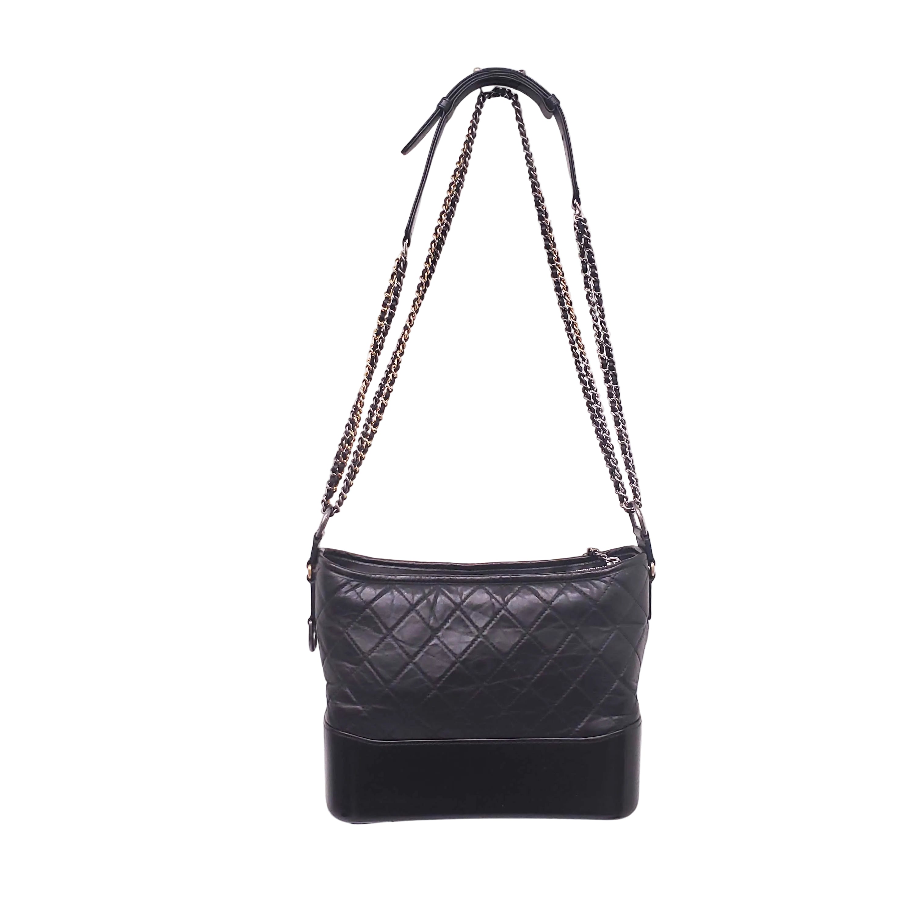 CHANEL BLACK GABRIELLE HOBO BAG
