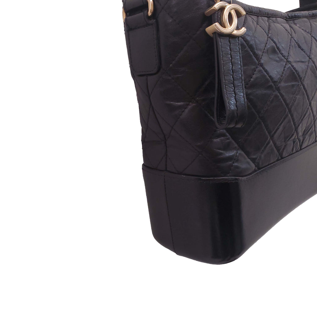 CHANEL BLACK GABRIELLE HOBO BAG
