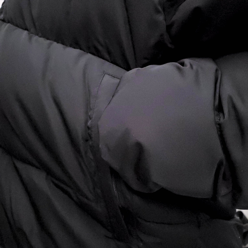 BALENCIAGA BLACK BLOUSON TECHNICAL PUFFER JACKET - SIZE 36