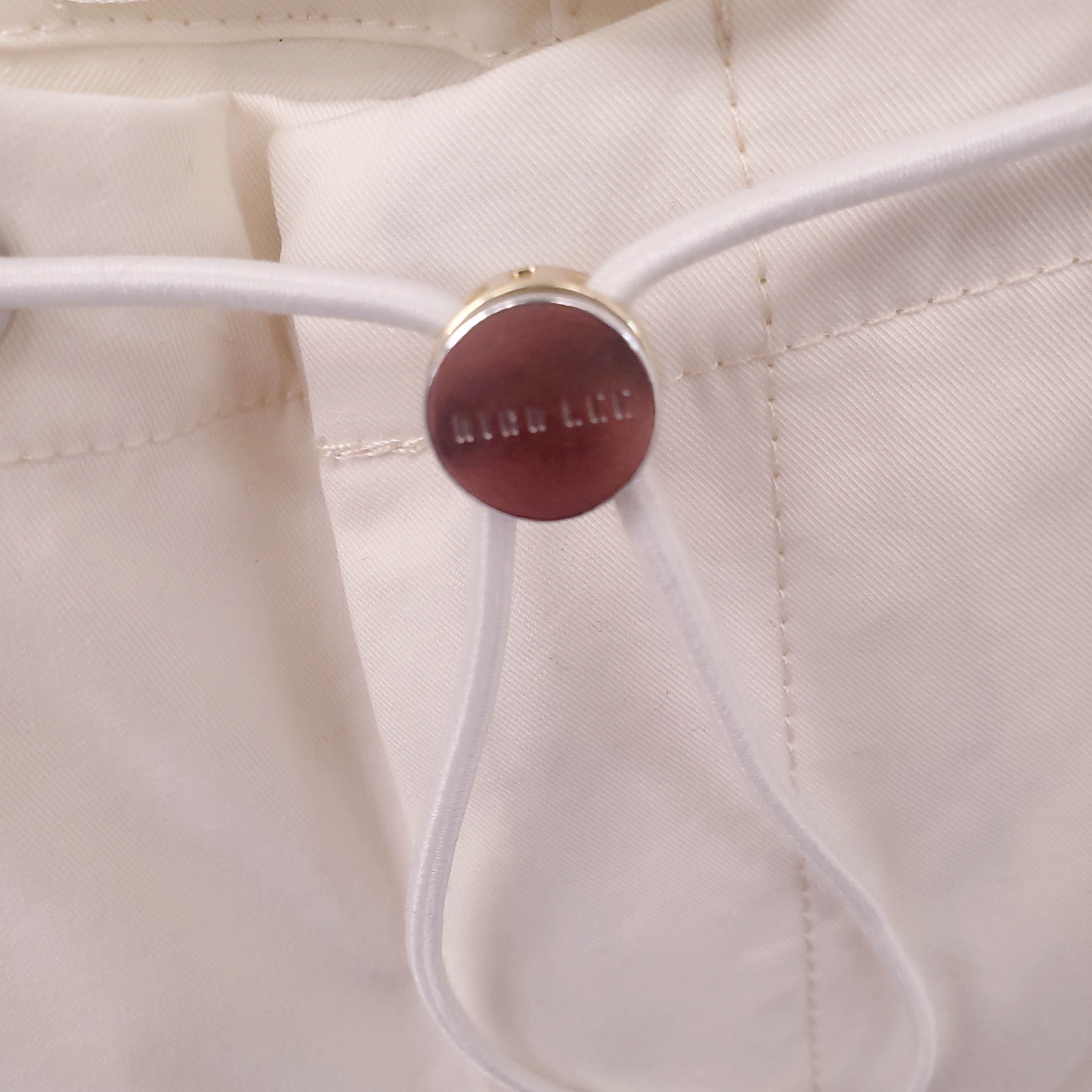 DION LEE CREAM CARGO PANTS - SIZE 2