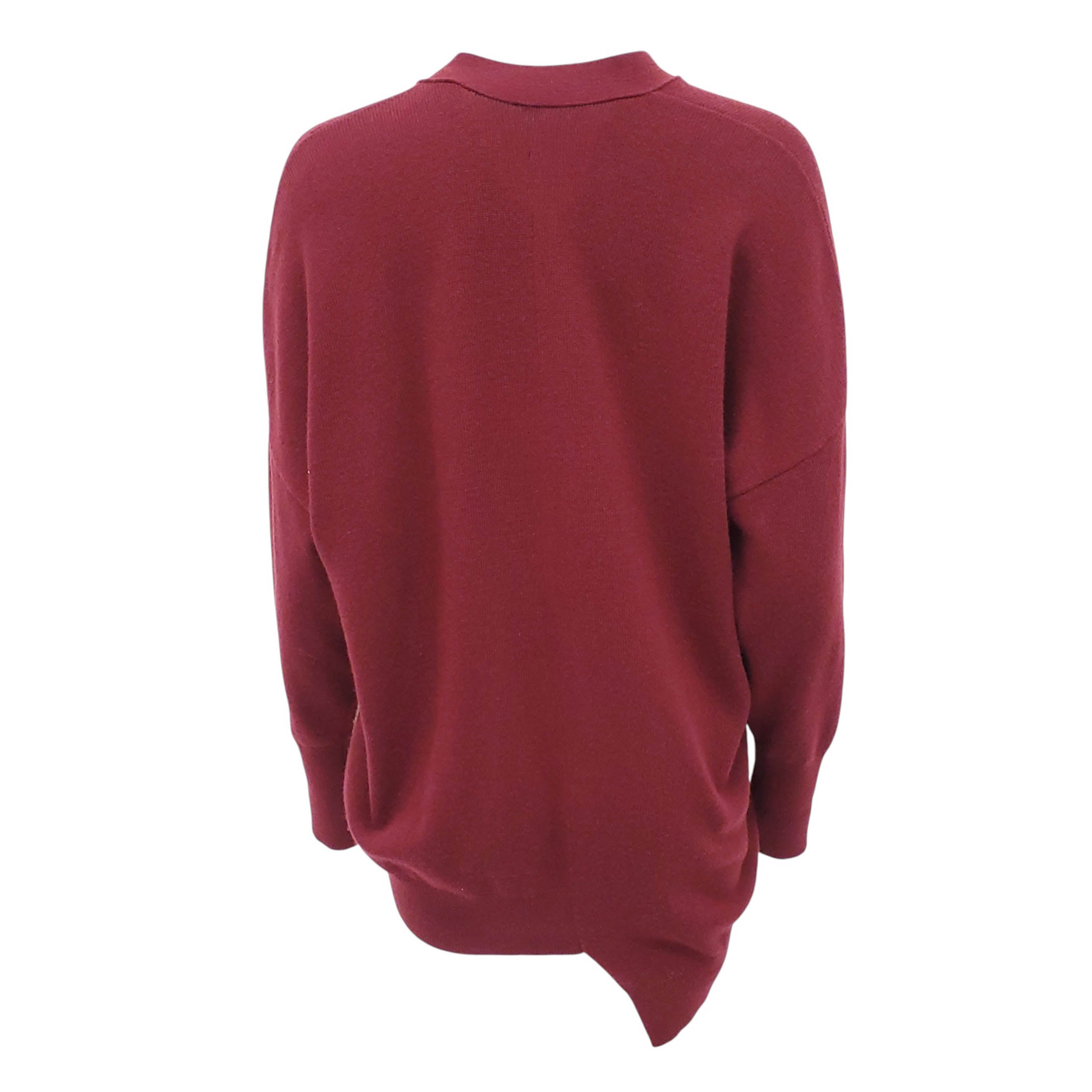 LOEWE HERBARIUM ASYMMETRIC CARDIGAN - SIZE S (OVERSIZED)