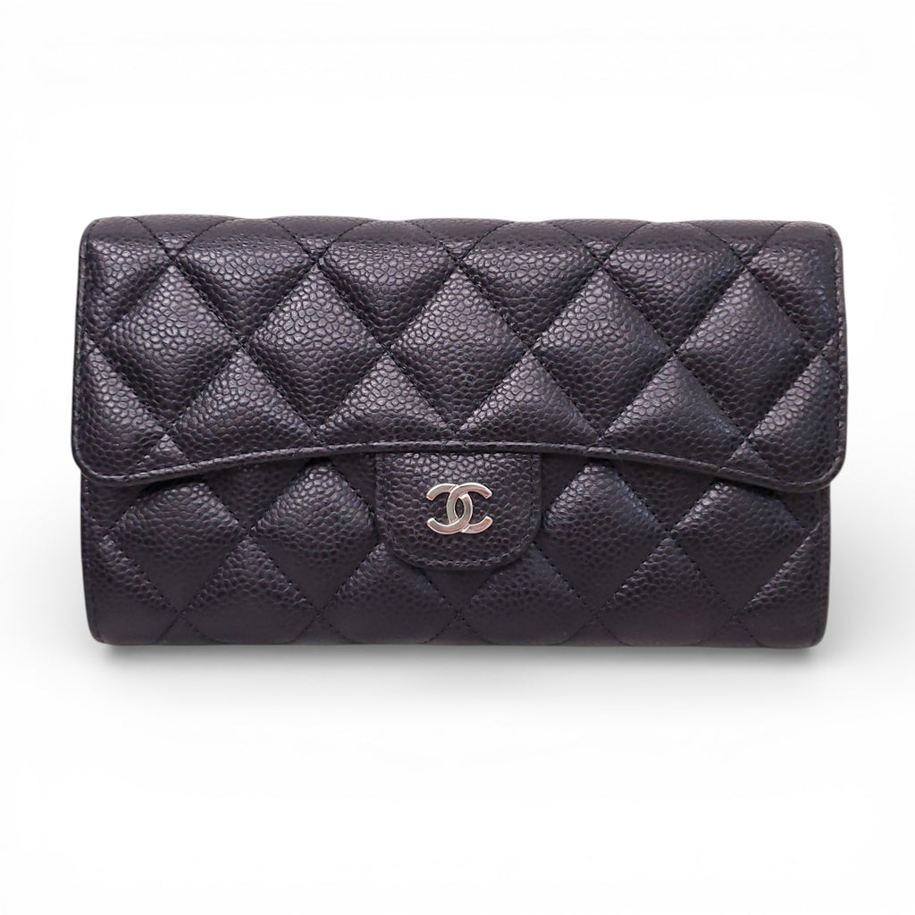 CHANEL BLACK CAVIAR WALLET