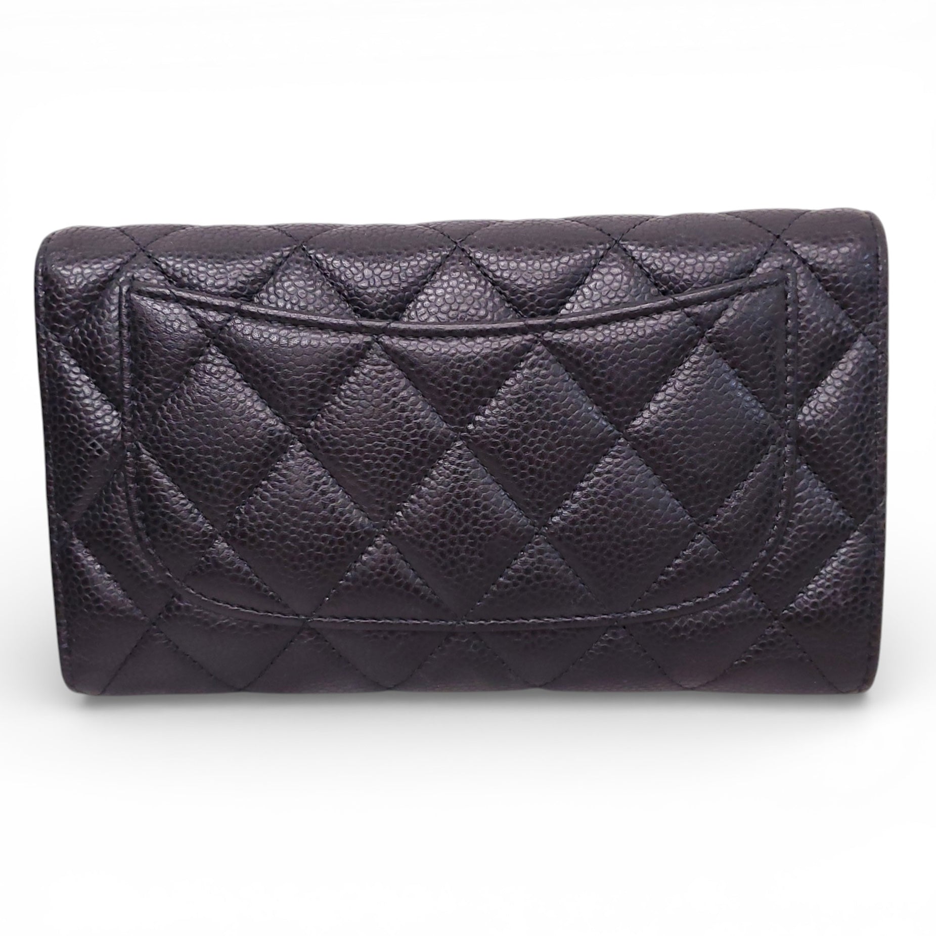 CHANEL BLACK CAVIAR WALLET