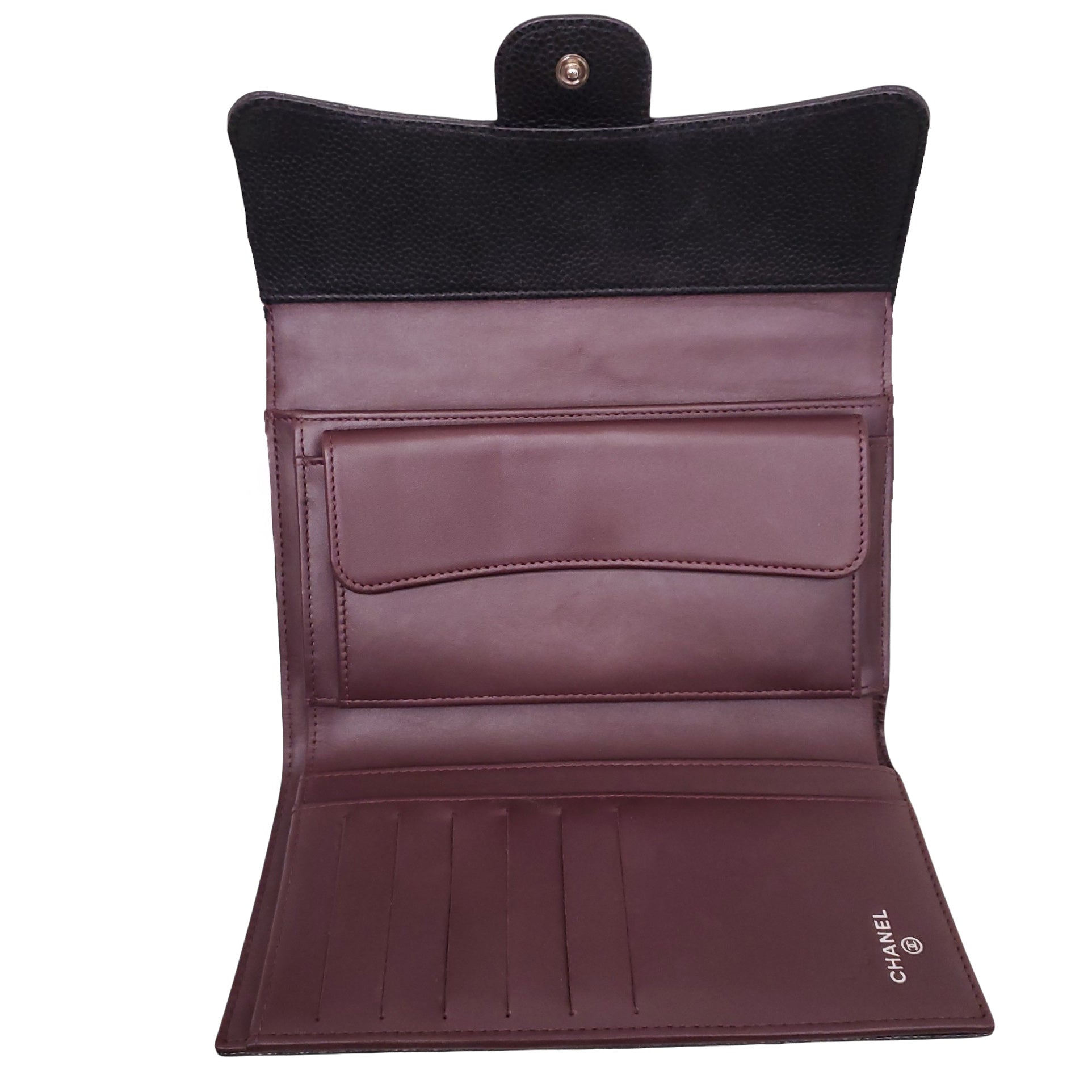 CHANEL BLACK CAVIAR WALLET