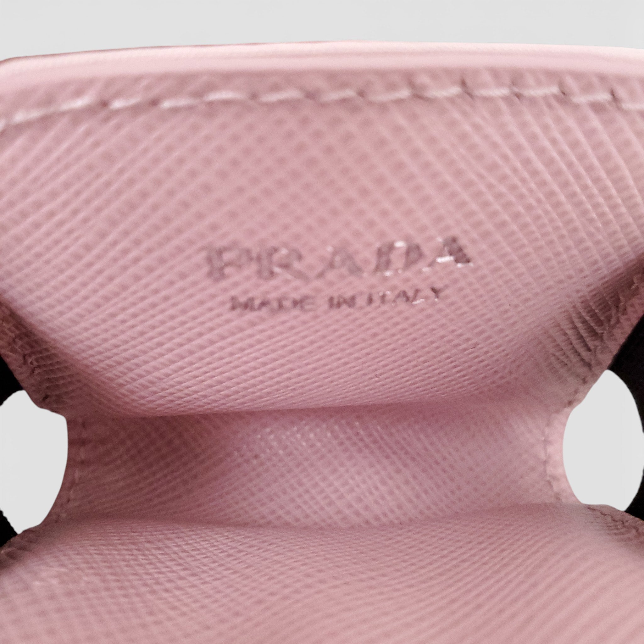 PRADA PINK NYLON AIRPOD PRO CASE