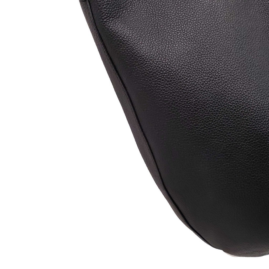 MANSUR GAVRIEL BLACK LEATHER TOTE BAG