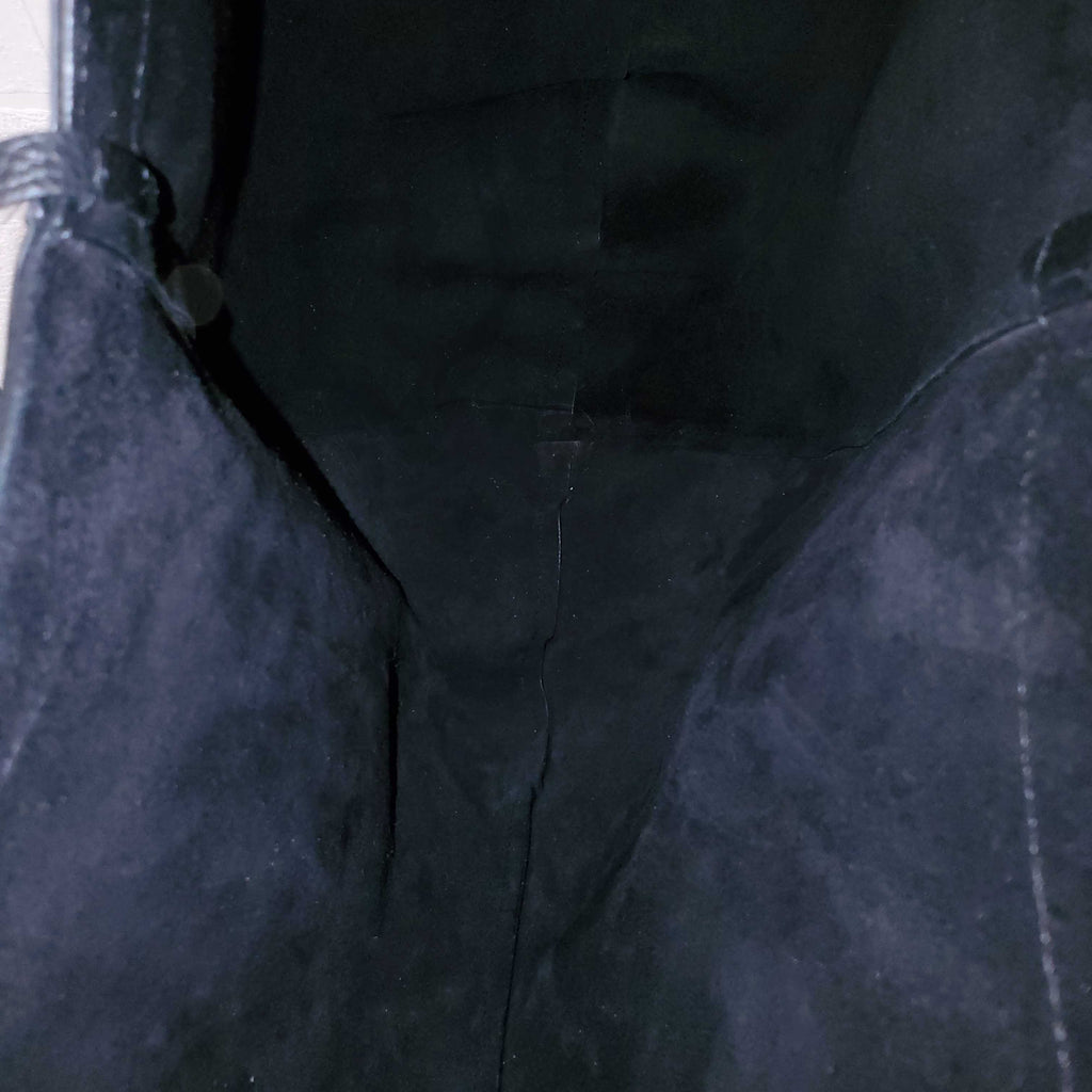 MANSUR GAVRIEL BLACK LEATHER TOTE BAG