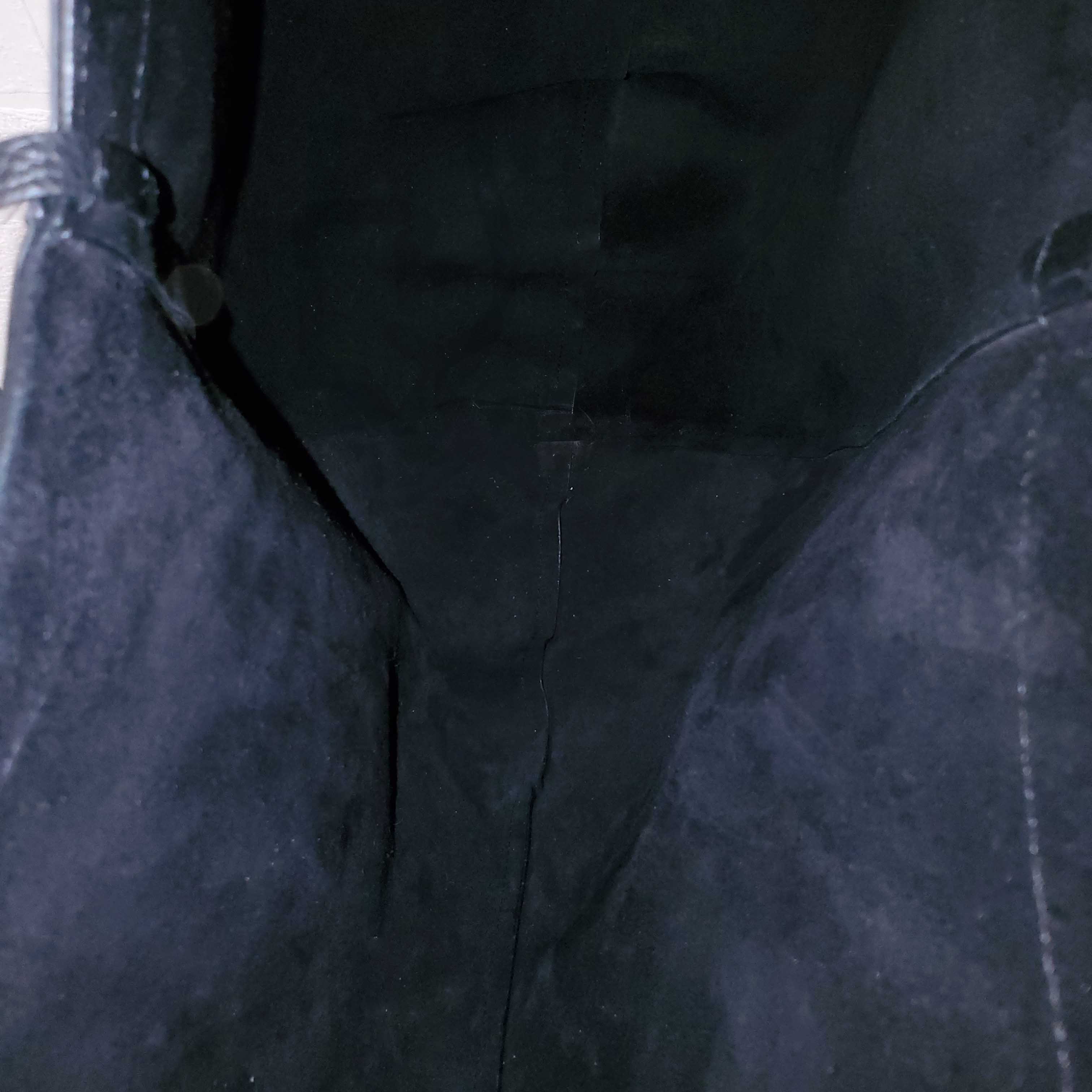 MANSUR GAVRIEL BLACK LEATHER TOTE BAG