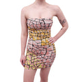 EMILIO PUCCI YELLOW AND PINK BODYCON TUBE 2-PIECE SET - SIZE 4