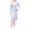 VERONICA BEARD BLUE AND WHITE STRIPED DRESS - SIZE 0