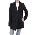 VERONICA BEARD BLACK WOOL COAT - SIZE 6