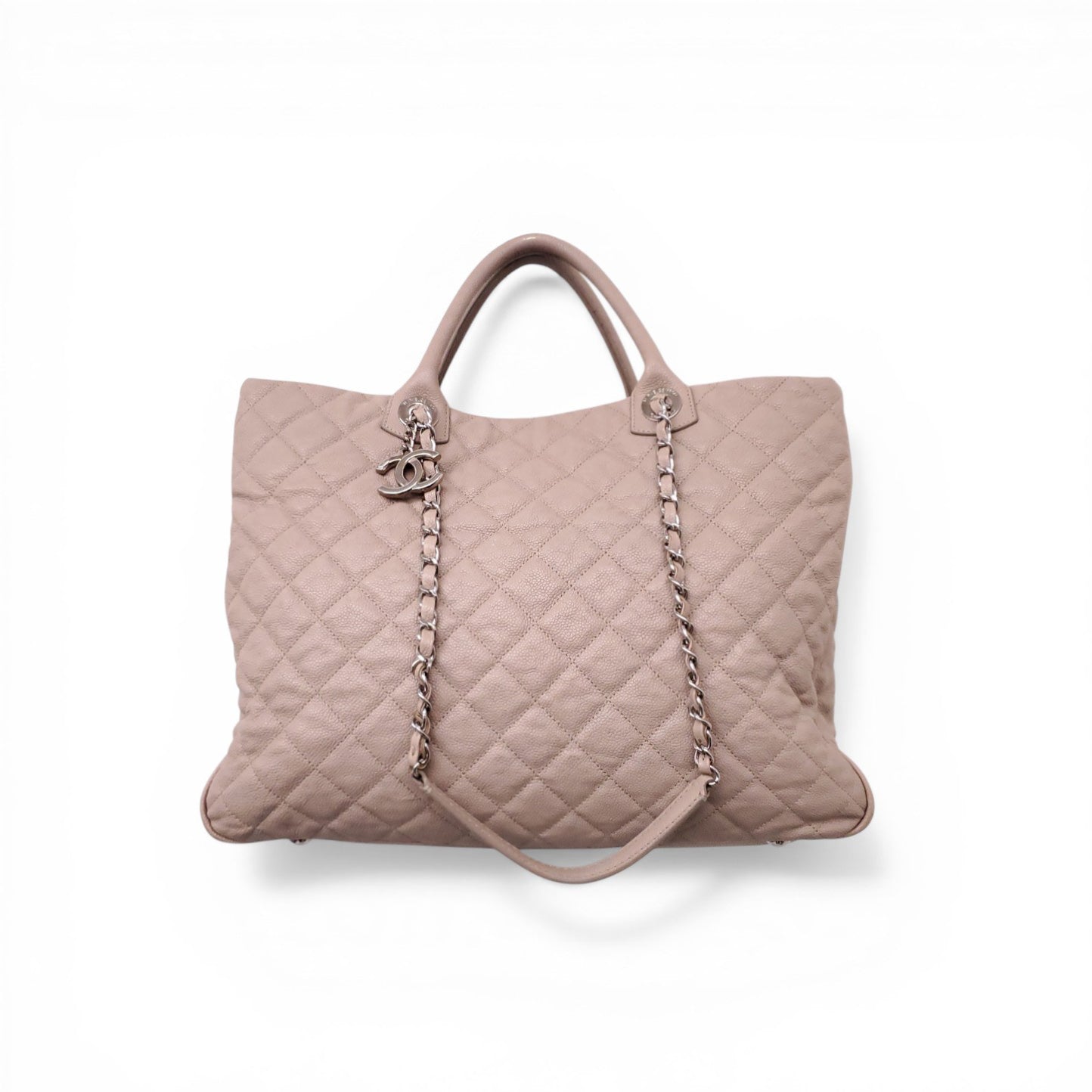 CHANEL NUDE CAVIAR TOTE BAG