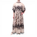 ZIMMERMANN BLACK AND CREAM PATTERNED DRESS - SIZE 0 (US 4)