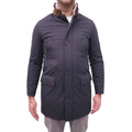 LORO PIANA NAVY FUR LINED CASHMERE PARKA - MEN'S SIZE S
