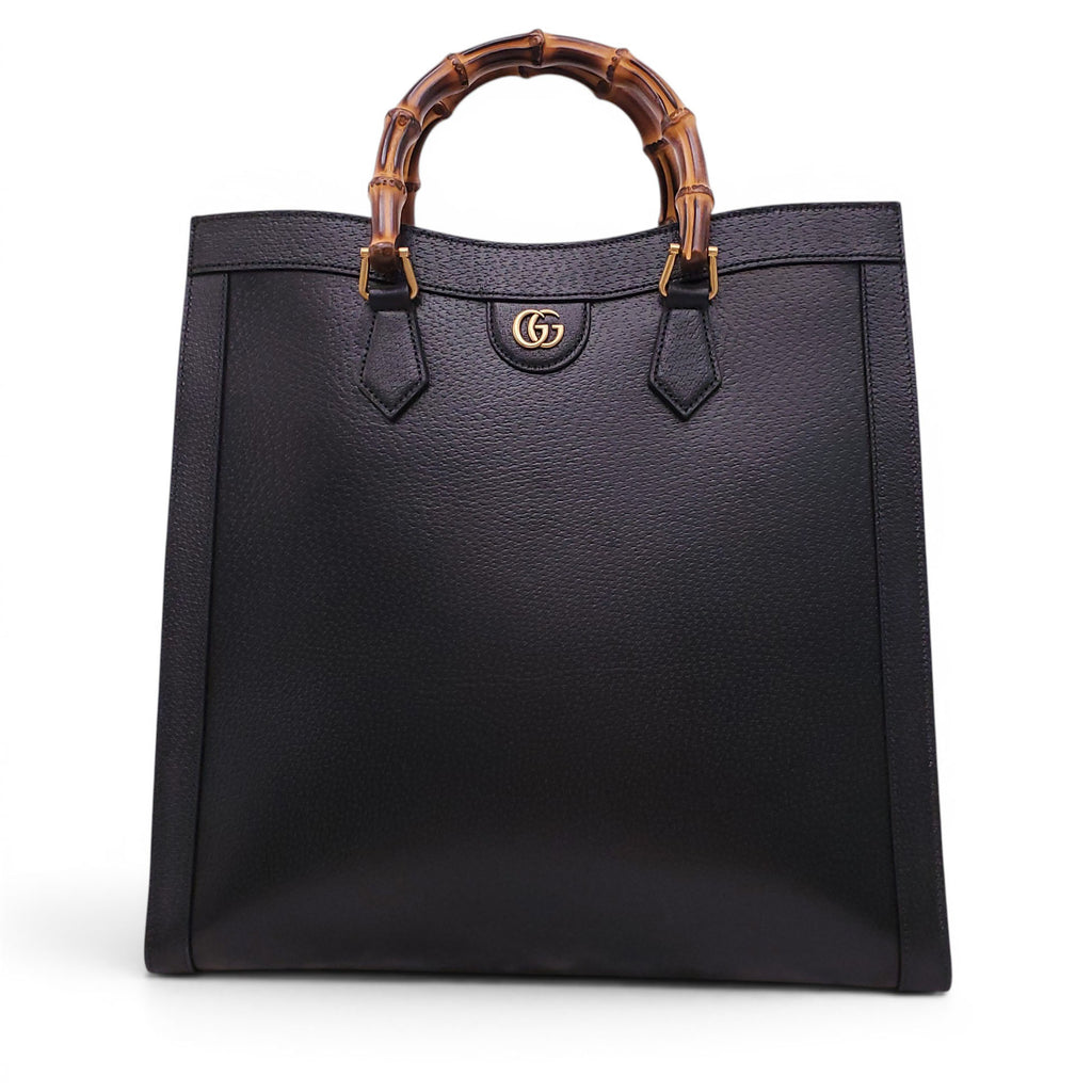 GUCCI BLACK X-LARGE DIANA BAG