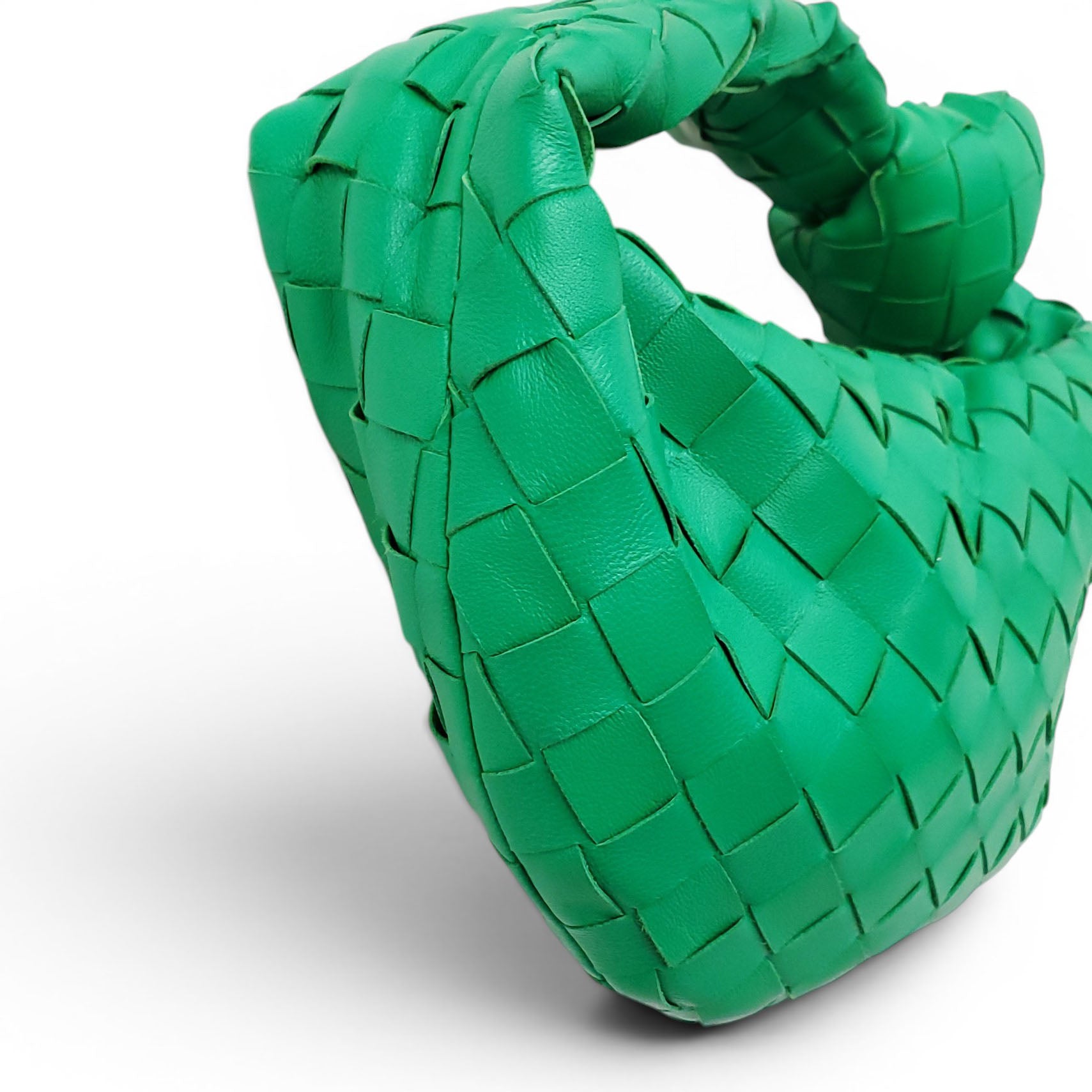 BOTTEGA VENETA GREEN MINI JODIE BAG