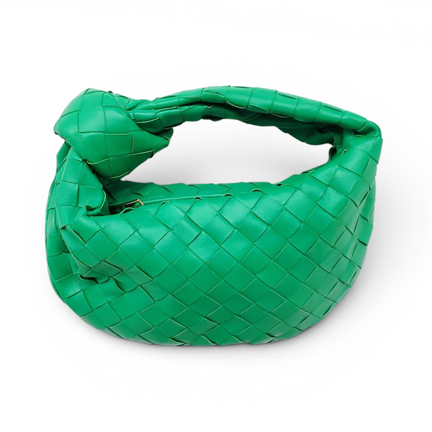 BOTTEGA VENETA GREEN MINI JODIE BAG