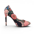 GUCCI FLORAL EMBROIDERED PUMPS - SIZE 39.5