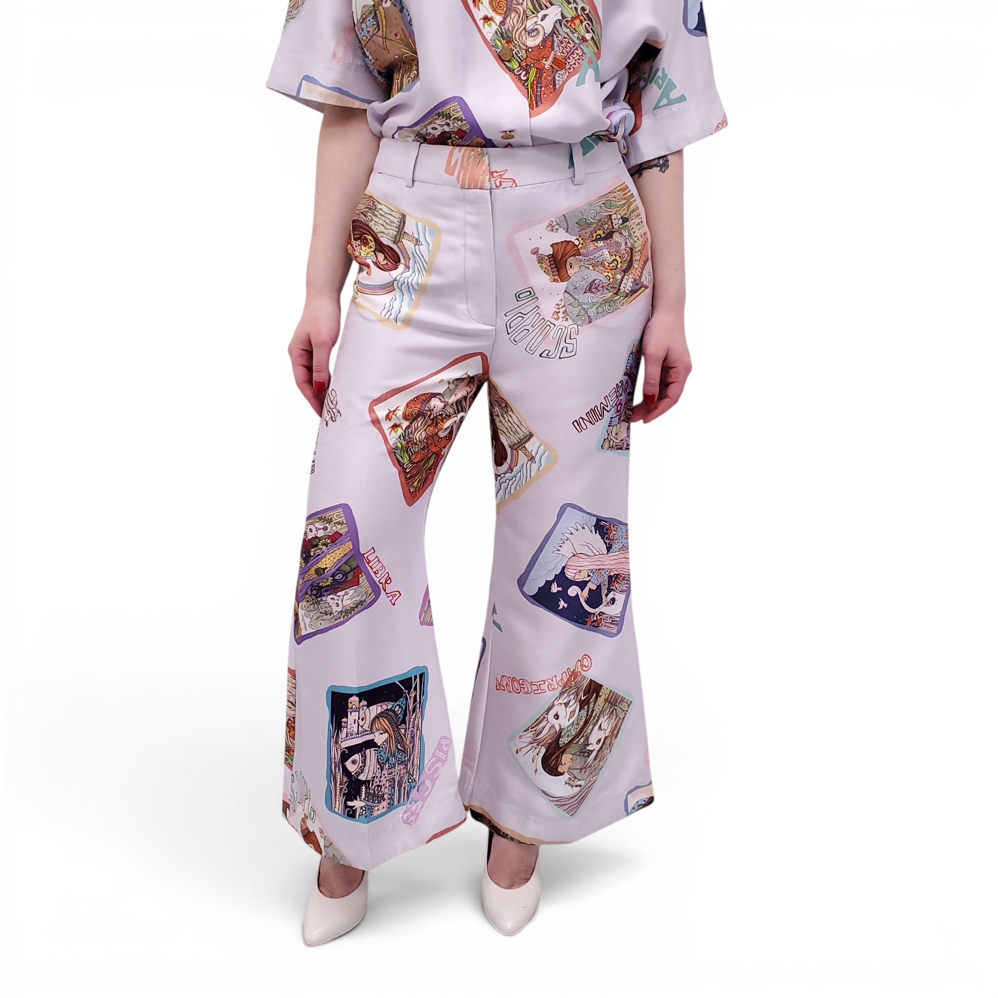 ZIMMERMANN ZODIAC PATTERNED 'KALEIDOSCOPE' SET - SIZE 1 (US 6)