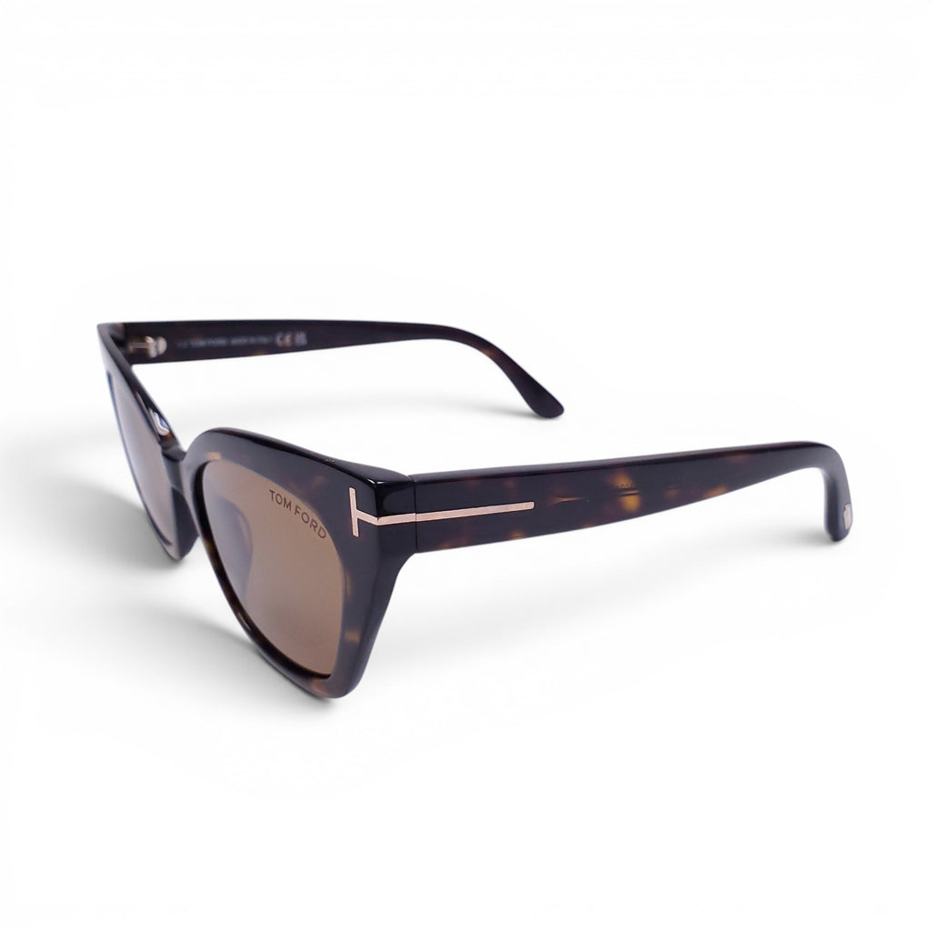 TOM FORD TORTOISE CATEYE SUNGLASSES