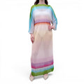 MISSONI MULTICOLOURED OMBRE COVER-UP MESH DRESS - SIZE M