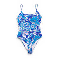 EMILIO PUCCI ONE-PIECE BATHING SUIT - SIZE 40