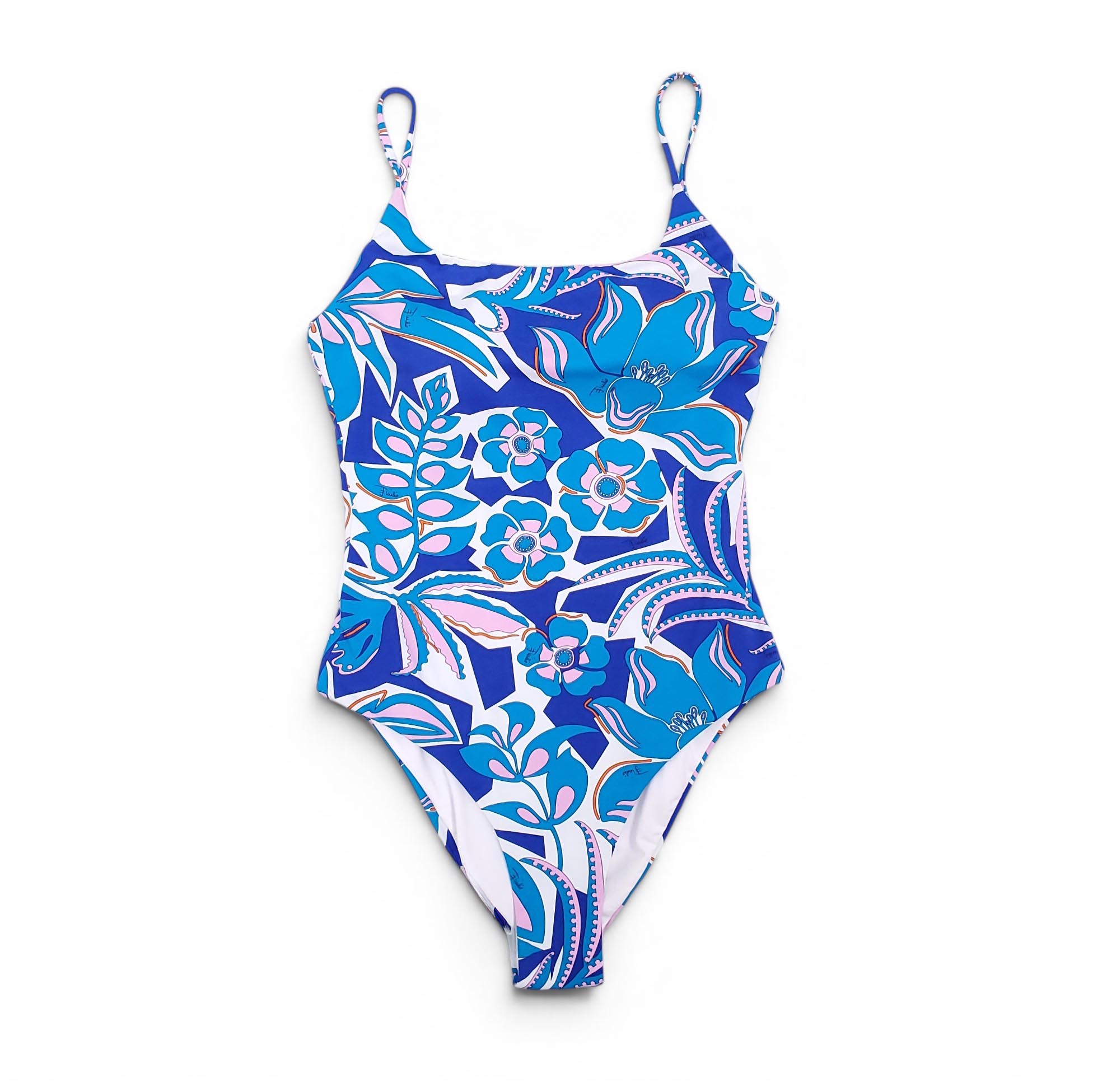 EMILIO PUCCI ONE-PIECE BATHING SUIT - SIZE 40