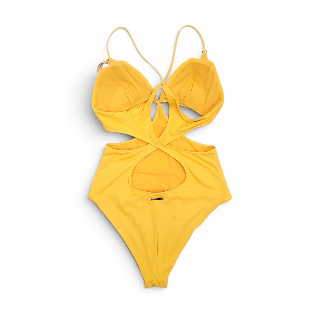 STELLA MCCARTNEY YELLOW BATHING SUIT - SIZE M