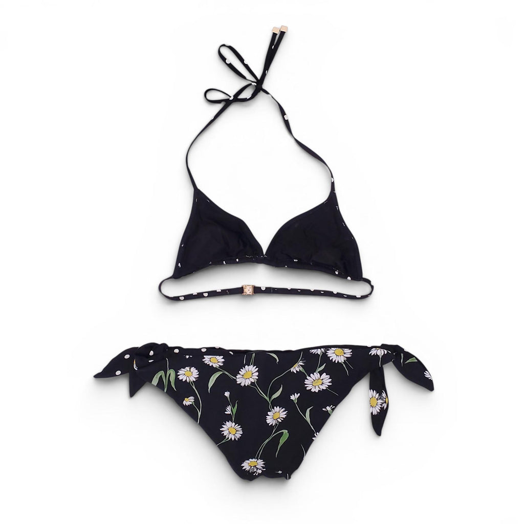 DOLCE & GABBANA POLKA DOT FLORAL BIKINI - SIZE XS/S