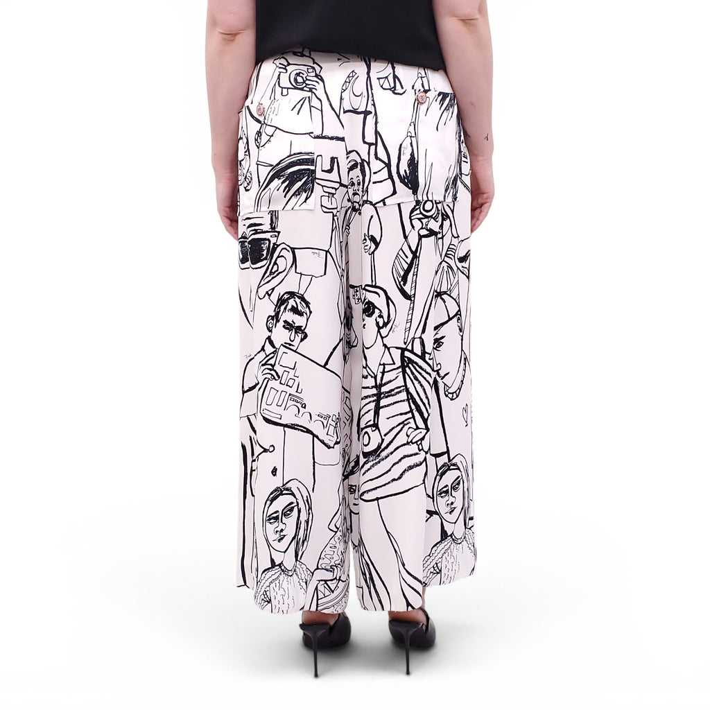 EMILIO PUCCI PATTERNED TROUSERS - SIZE 12
