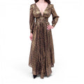 LOVESHACKFANCY GOLD FLORAL 'CYRENA' DRESS - SIZE 0