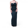 CHRISTOPHER ESBER TEAL GREEN GOWN - SIZE 6 (AU 10)