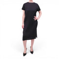 ISSEY MIYAKE BLACK 'PLEATS PLEASE' DRESS - SIZE 2/S
