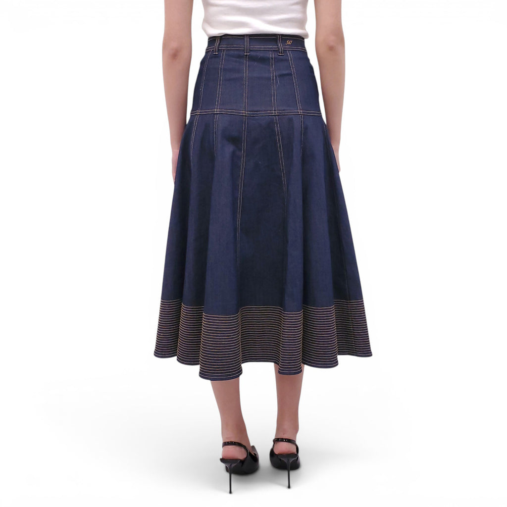 CINQ À SEPT DENIM SKIRT - SIZE 0