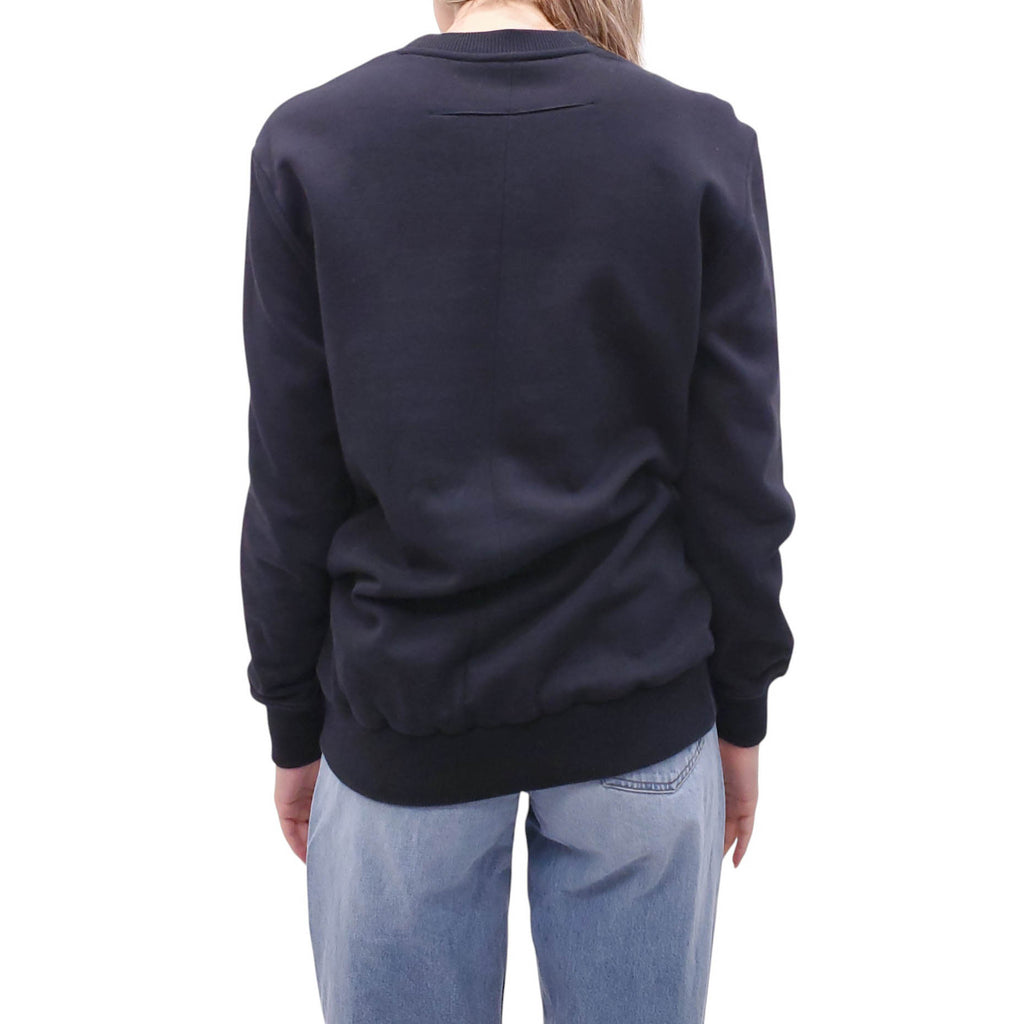 GIVENCHY BLACK GRAPHIC CREWNECK SWEATER - SIZE XS