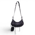 BALENCIAGA SMALL BLACK CAGOLE SHOULDER BAG