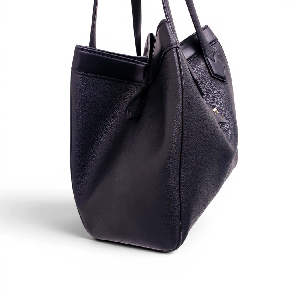 FENDI LARGE BLACK ORIGAMI SHOULDER BAG