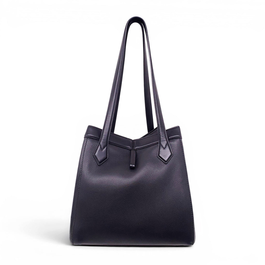 FENDI LARGE BLACK ORIGAMI SHOULDER BAG
