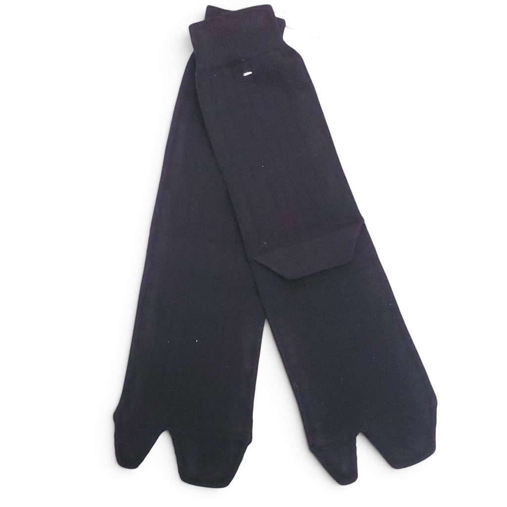 MAISON MARGIELA BLACK TABI SOCKS - SIZE S
