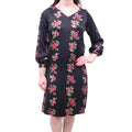 HORSES ATELIER ROSE PATTERNED DRESS - SIZE 2/M