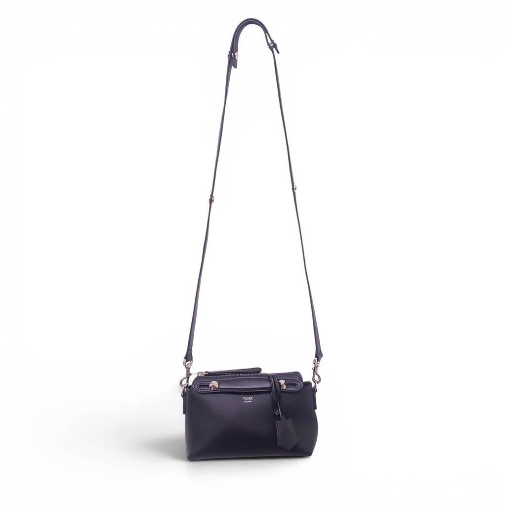 FENDI BLACK LEATHER BY THE WAY BAG