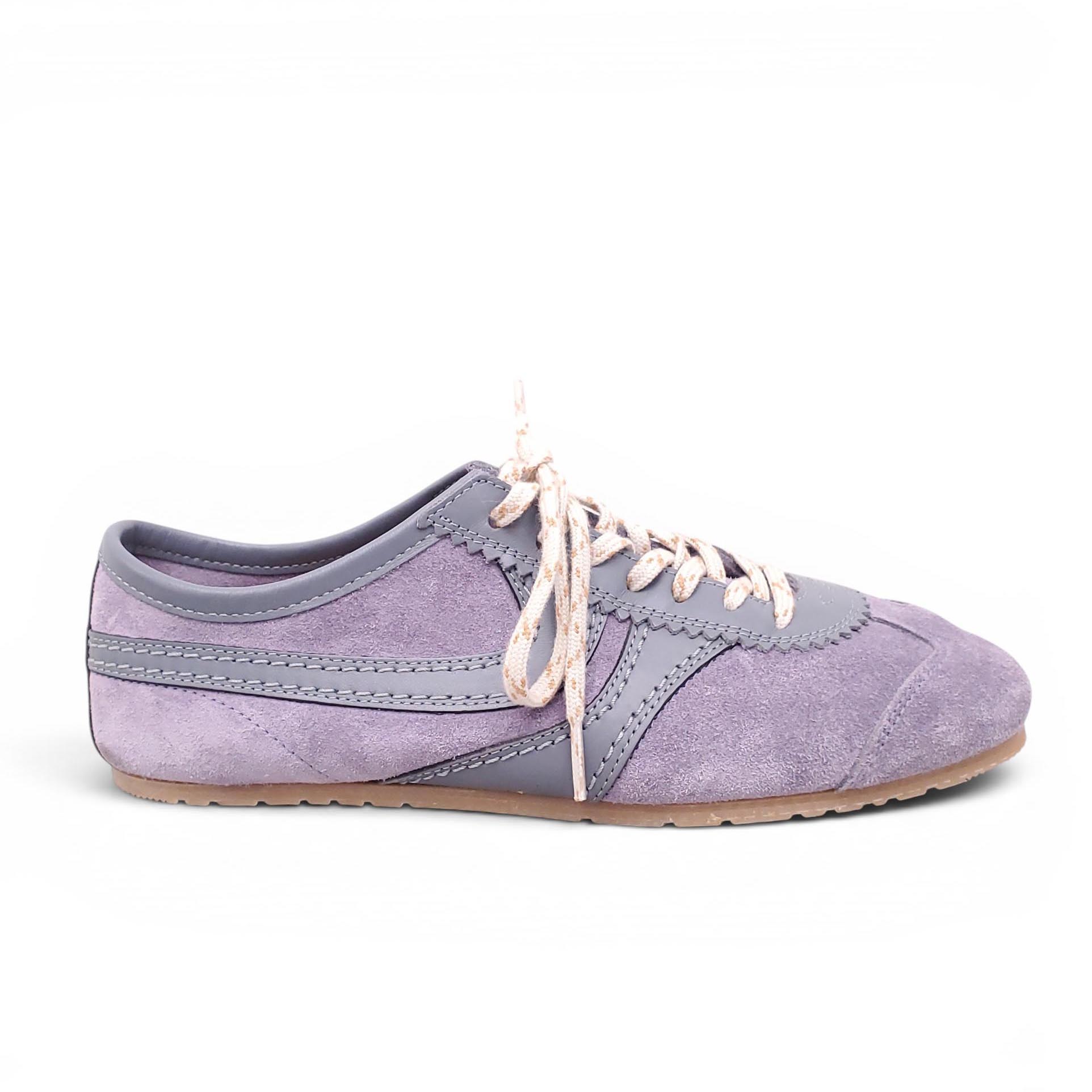 DRIES VAN NOTEN PURPLE SUEDE SNEAKERS - SIZE 39