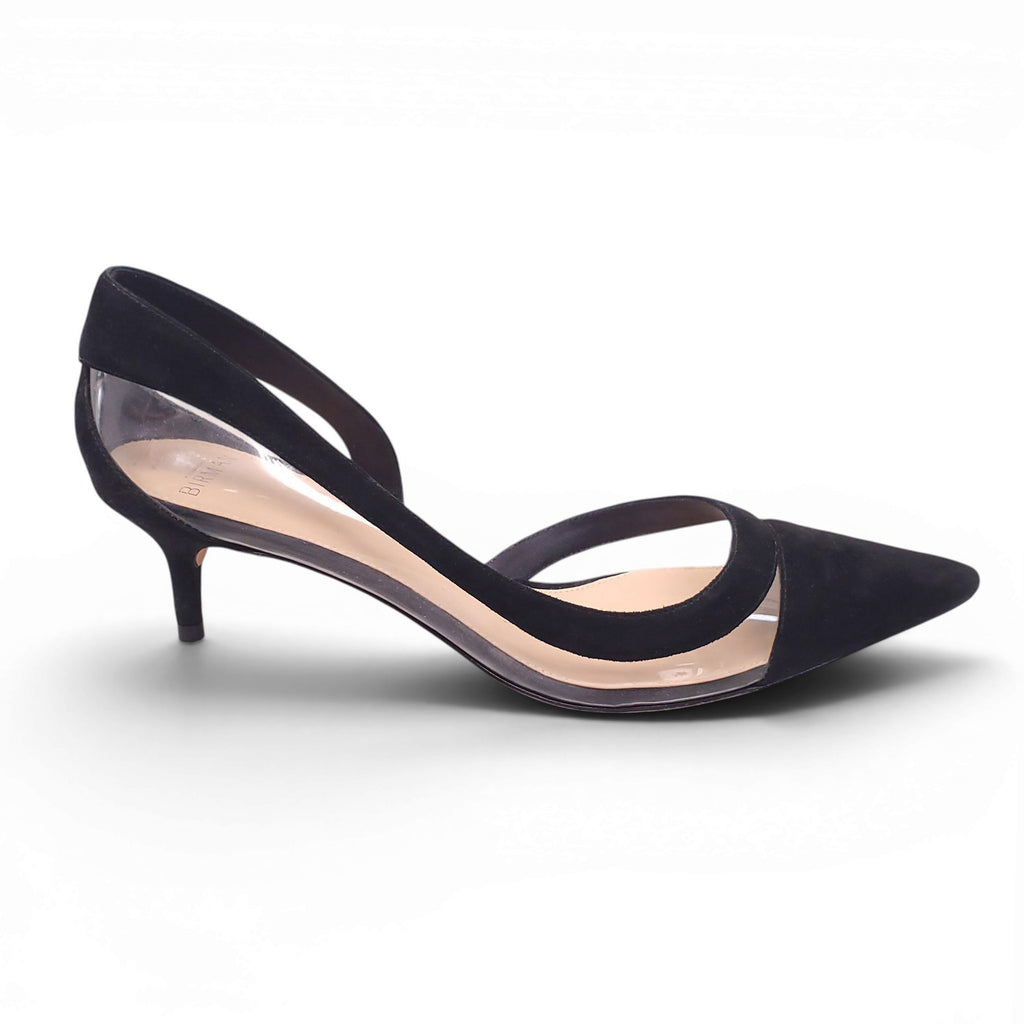 ALEXANDRE BIRMAN LUCITE HEELS - SIZE 38.5