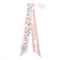 CHRISTIAN DIOR FLORAL PATTERNED TWILLY SCARF