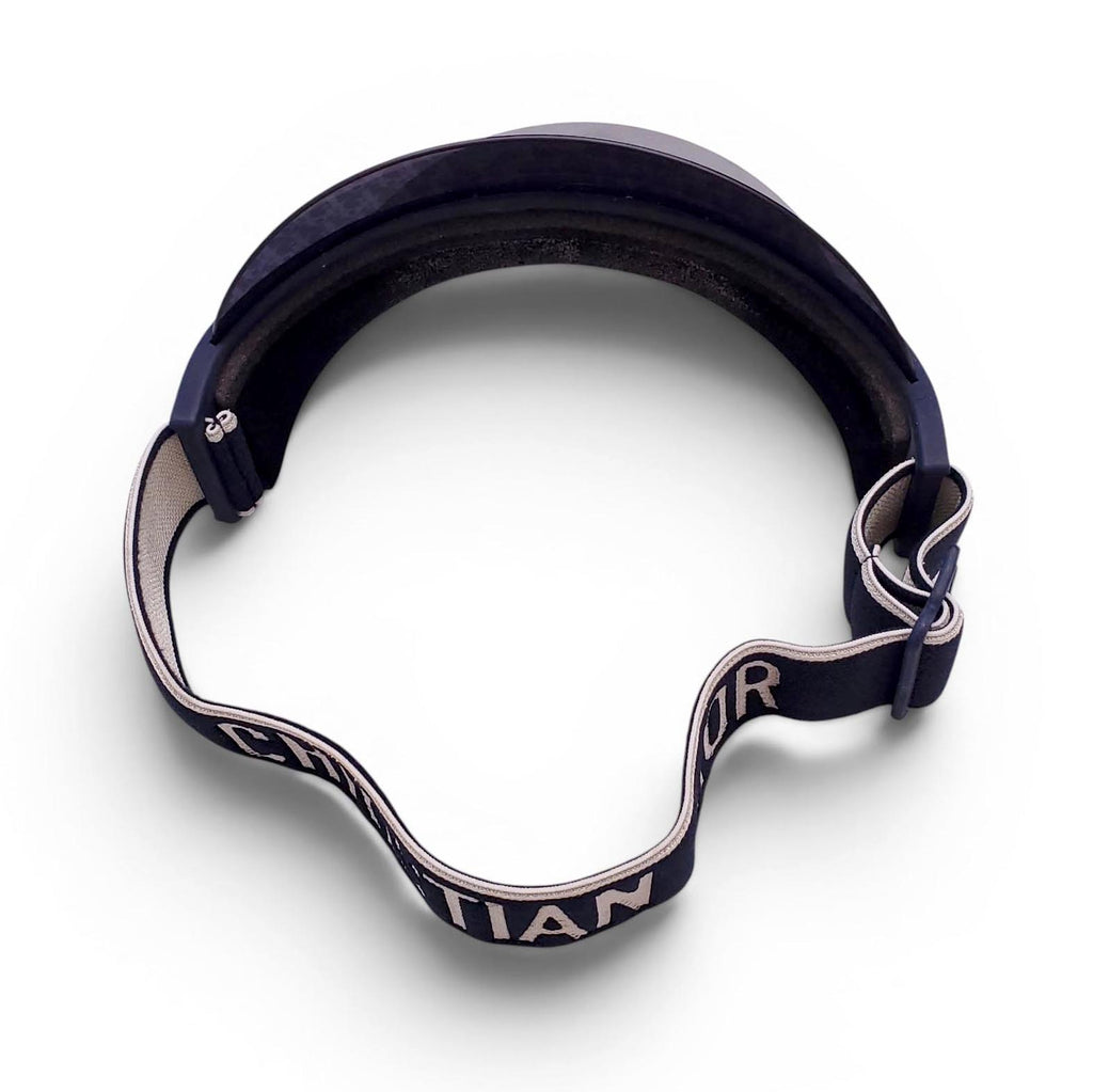 CHRISTIAN DIOR BLACK LOGO VISOR