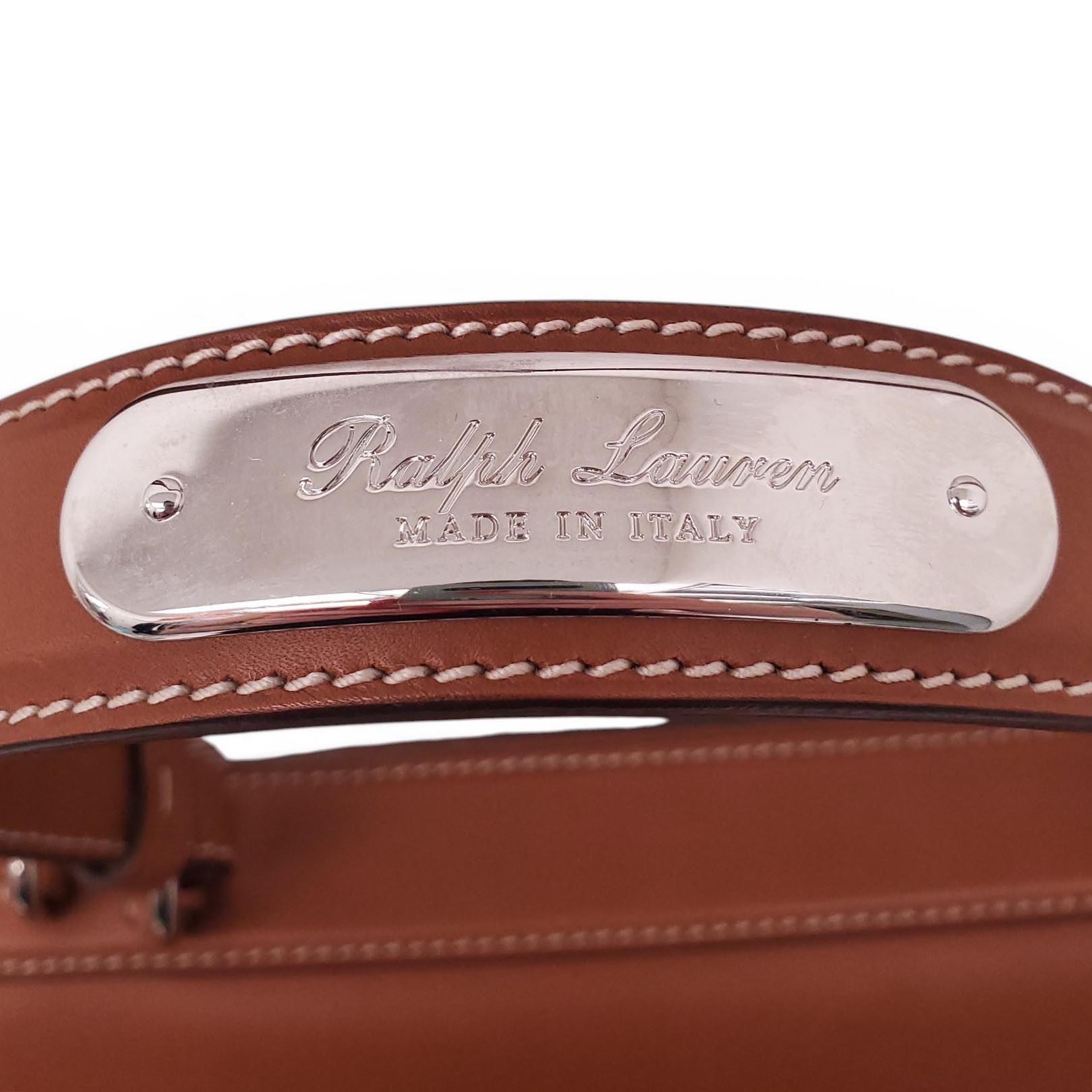 RALPH LAUREN TIFFIN 33 SATCHEL BAG