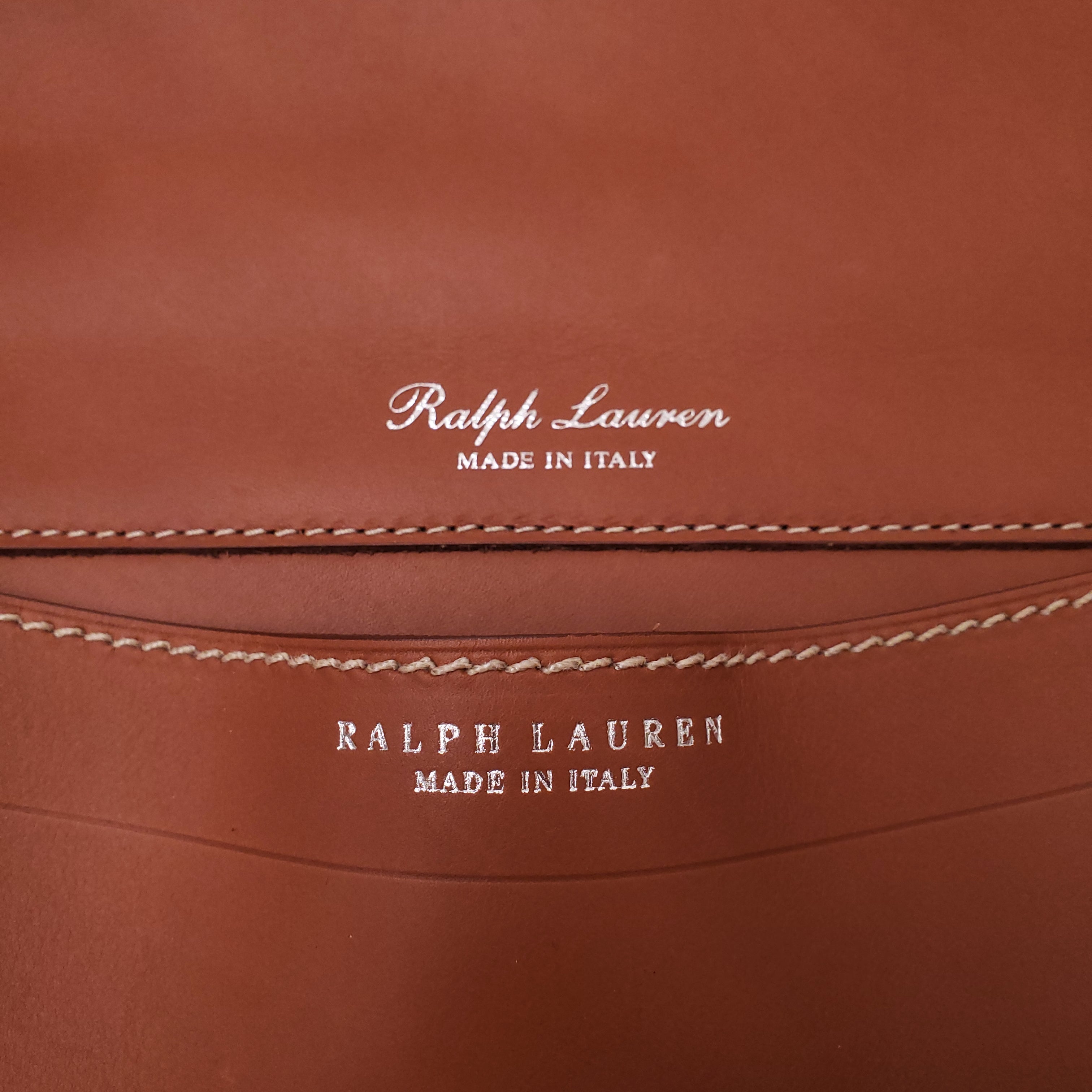 RALPH LAUREN TIFFIN 33 SATCHEL BAG