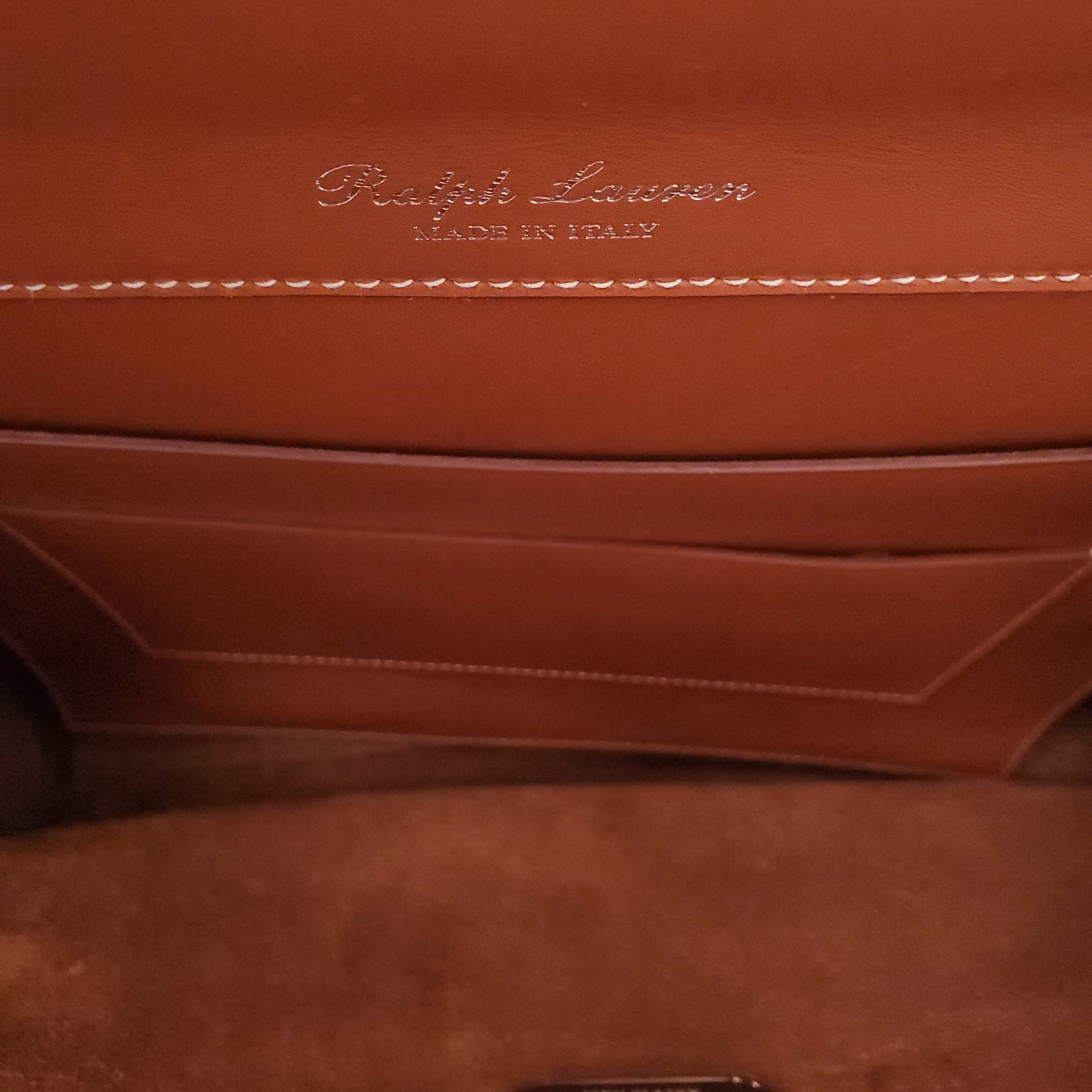 RALPH LAUREN TIFFIN 33 SATCHEL BAG