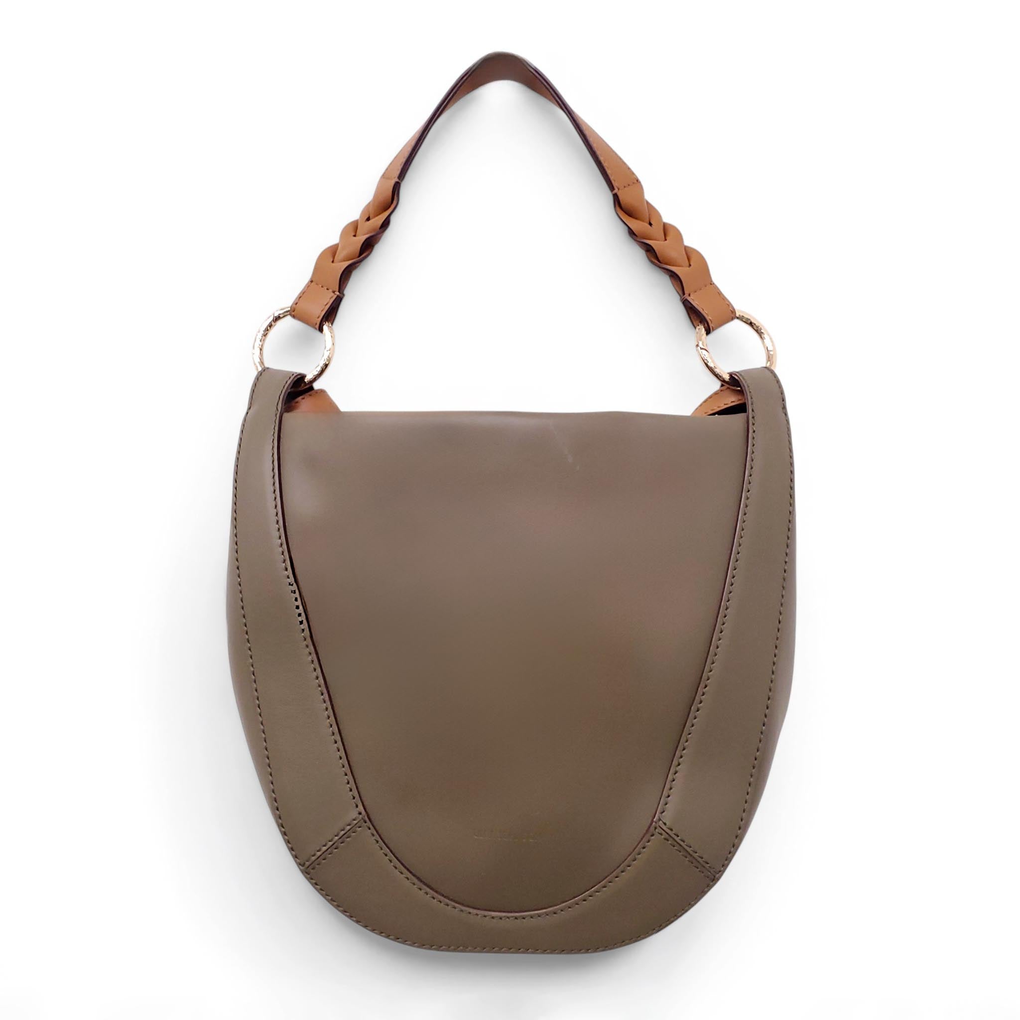 ULLA JOHNSON OLIVE GREEN LEATHER CROSSBODY BAG