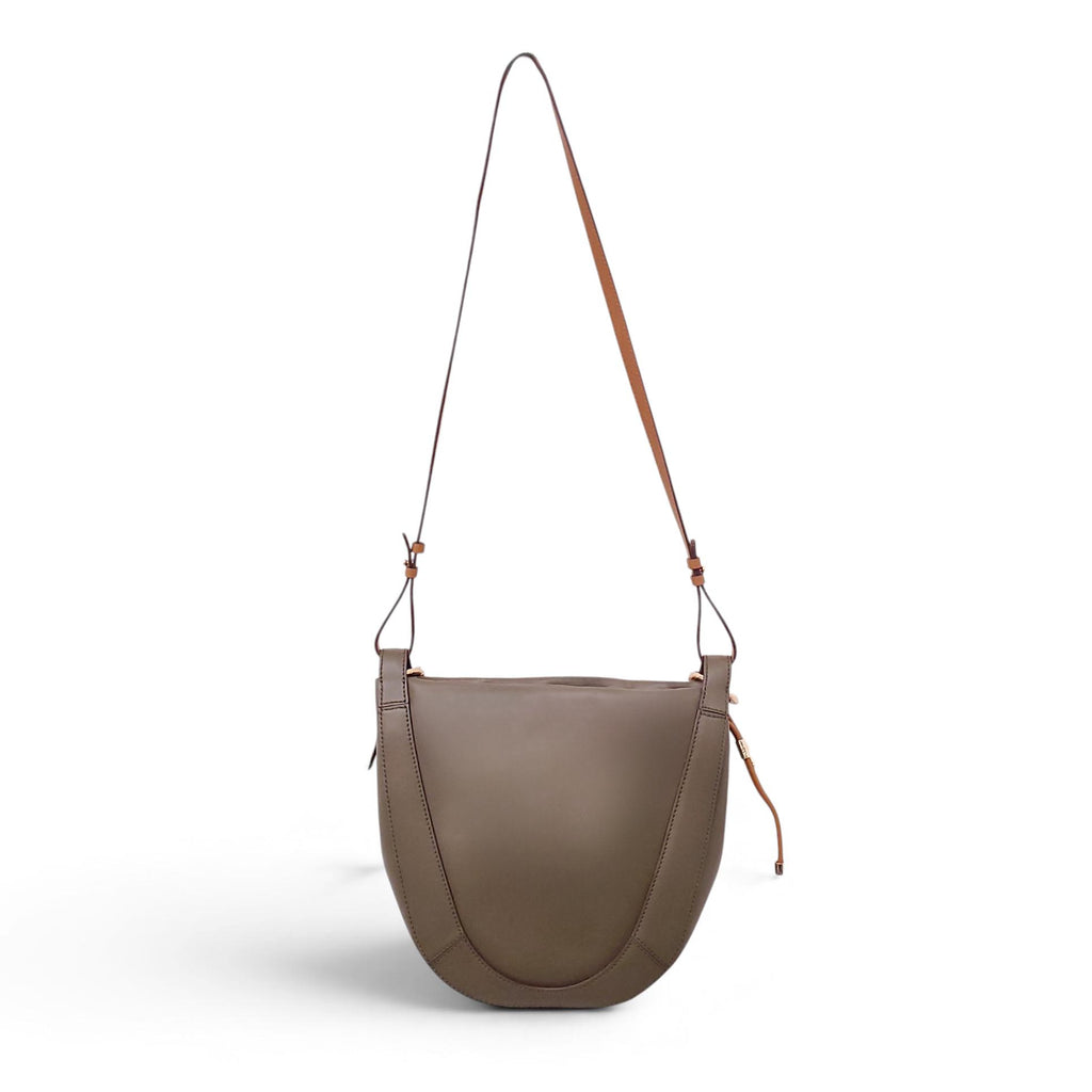 ULLA JOHNSON OLIVE GREEN LEATHER CROSSBODY BAG